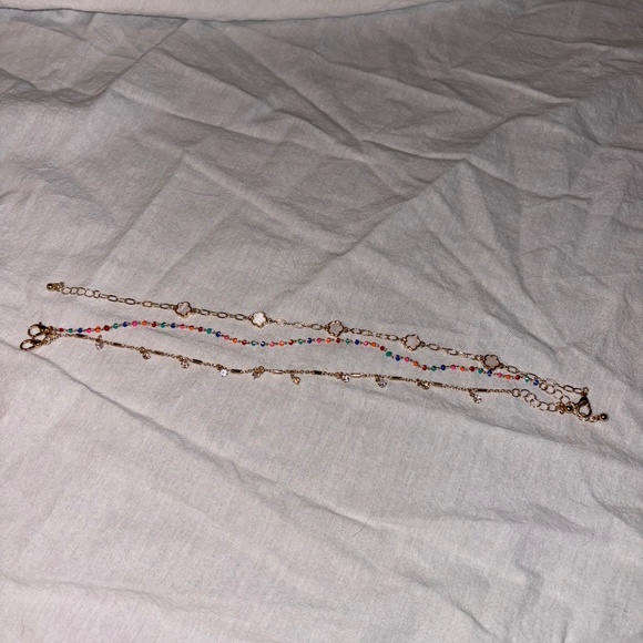 Boho ankle bracelet stack - Picture 2 of 3